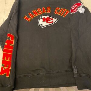 Pro Player Kansas City Chiefs Black Crewneck Sweater